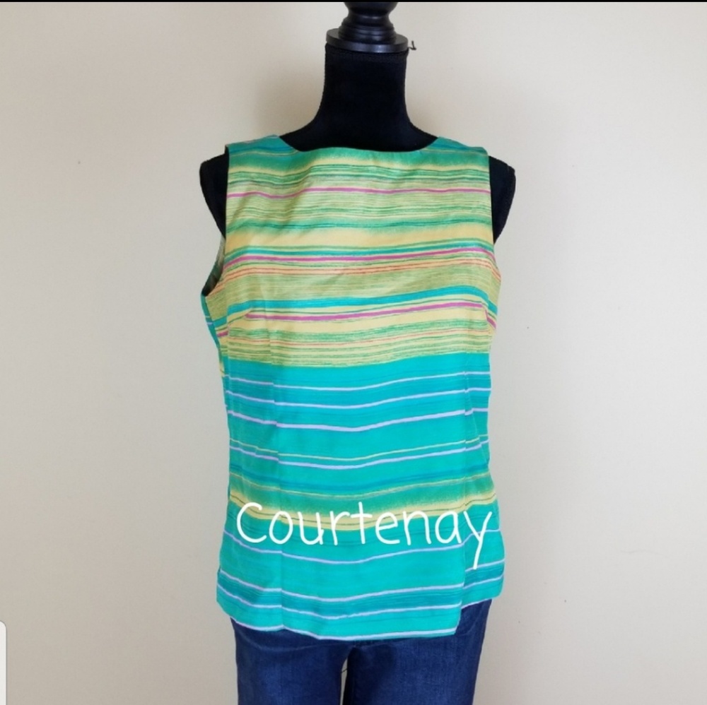 COPY - COURTENAY SILKY TUNIC WITH 6 BUTTONS, SIZE…